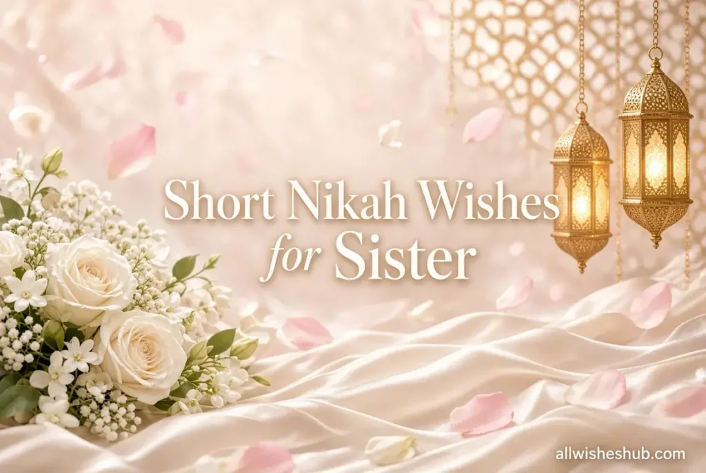 short-nikah-wishes-for-sister