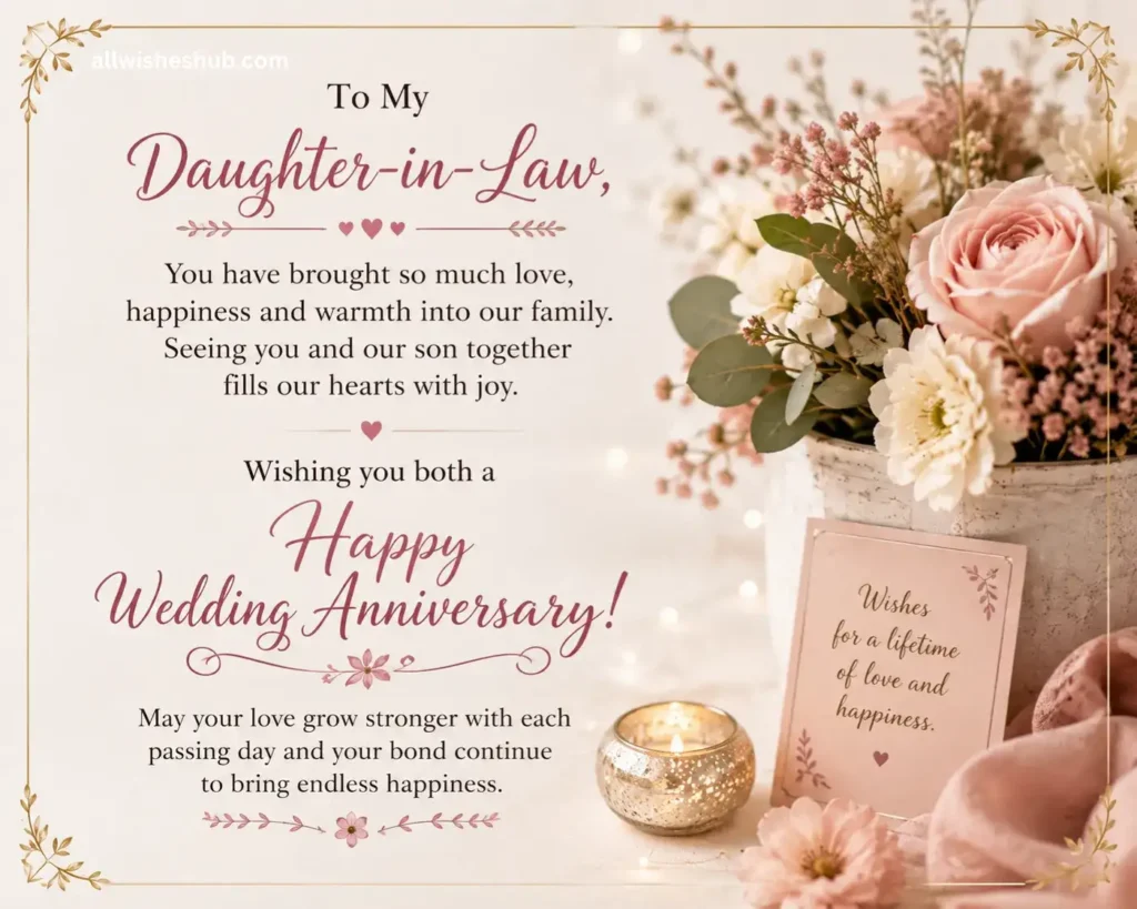 short-wedding-anniversary-wishes-for-daughter-in-law